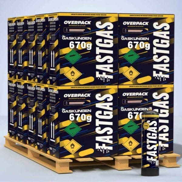 Lustgas Helpall 670 g - 450 st